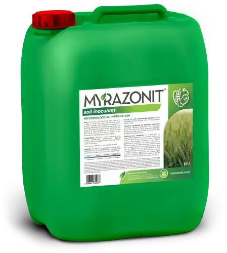Канистра МИРАЗОНИТ inoculant — живое почвенное удобрение